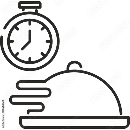 Express Food Delivery Icon