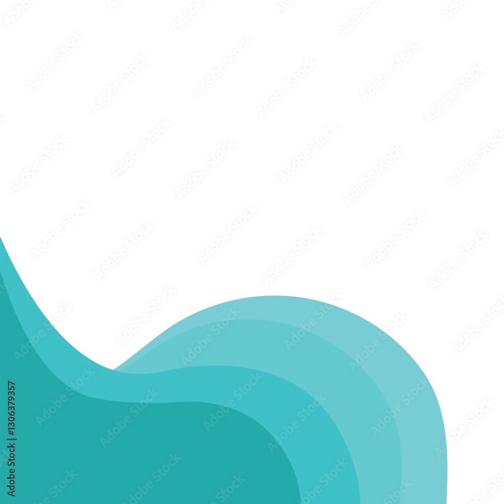 Fototapeta premium Wave Corner