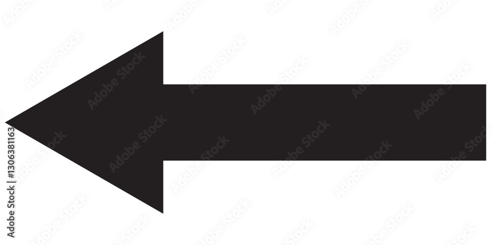 Long red ,black, blue arrow icon Long red ,black, blue arrow icon