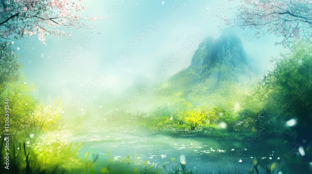 Fototapeta premium blurred nature background