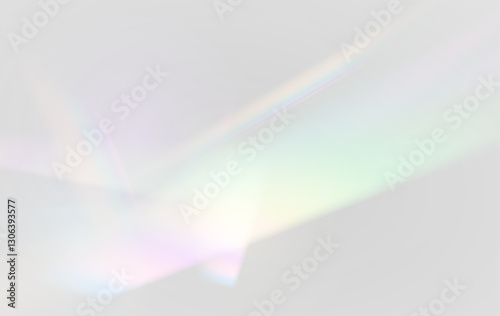 PNG White Crystal Rainbow Glow, Shimmering Light with Prism Effect, PNG Sparkling Dust and Colorful Bokeh, Radiant White Crystal Reflections, Festive Glowing Particles, Dreamy Light Flare Background.
