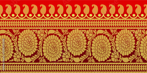 beautiful graphic saree design and this sari design is in Indian style which is for textile fashion industry and it can be used as wallpaper backdrop and website bg this style is originated in india
