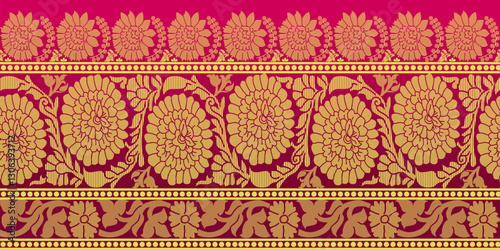 beautiful graphic saree design and this sari design is in Indian style which is for textile fashion industry and it can be used as wallpaper backdrop and website bg this style is originated in india