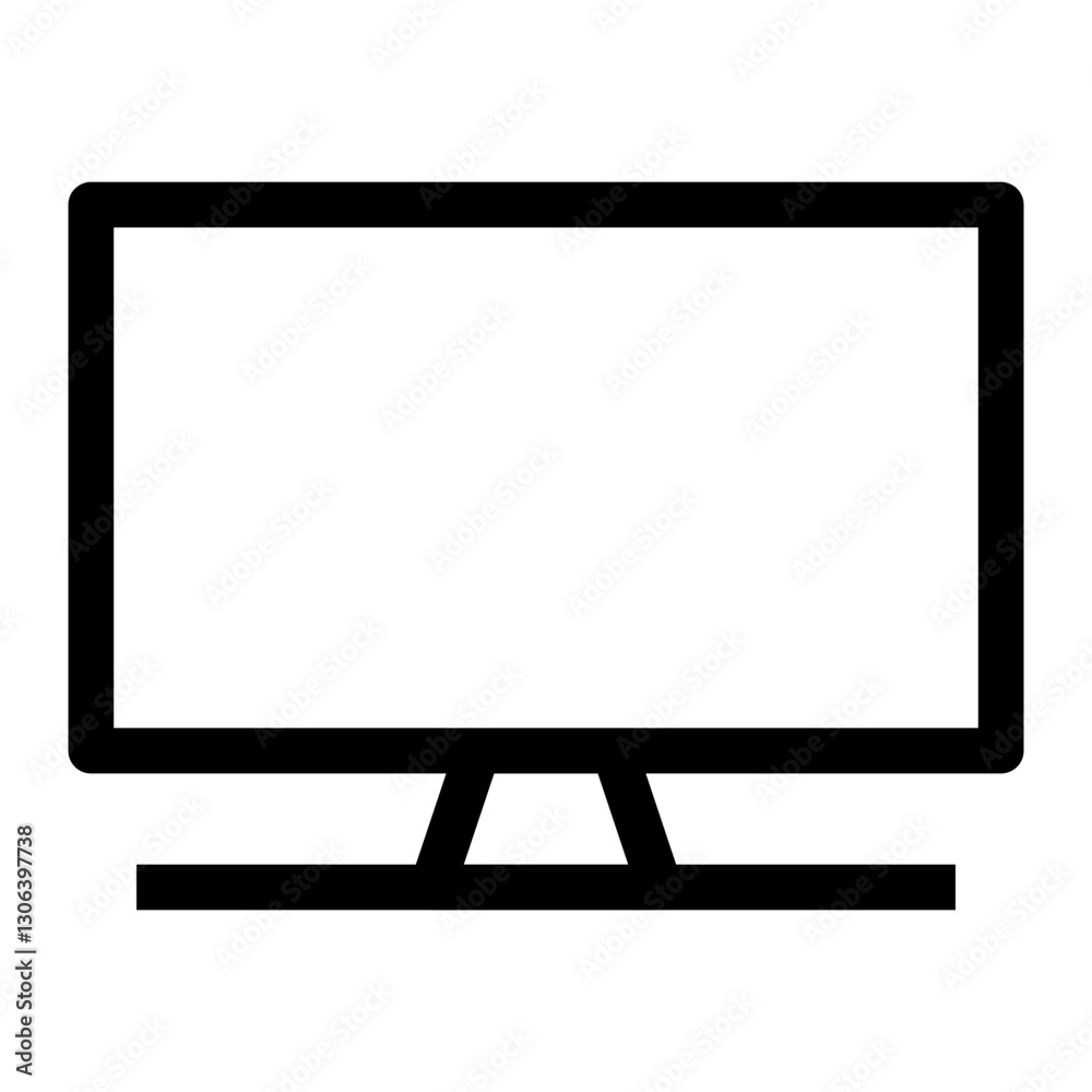 shopping and ecommerce thin icon shopping and ecommerce thin icon