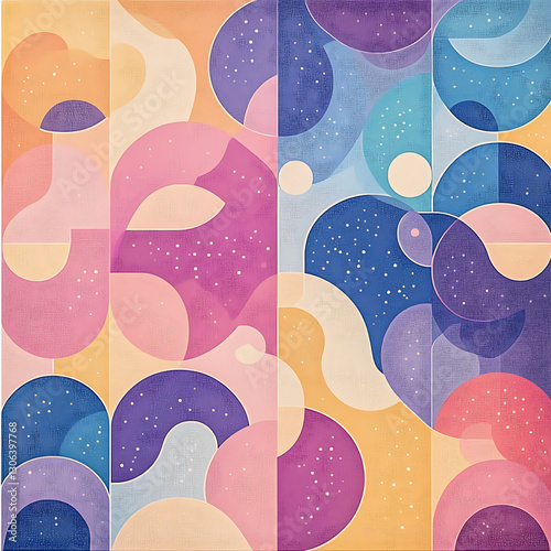wallpaper or carpet, pastel pattern illustrator