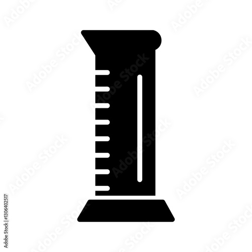 Graduated Cylinder Vector Icon