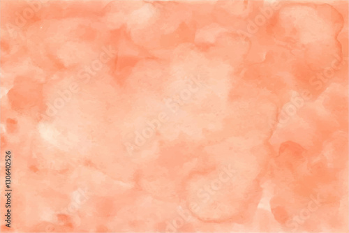 Coral watercolor. Watercolor is peach-colored.