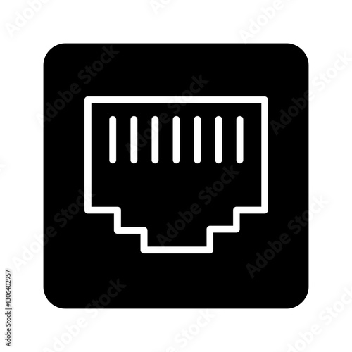 Ethernet Cable Vector Icon