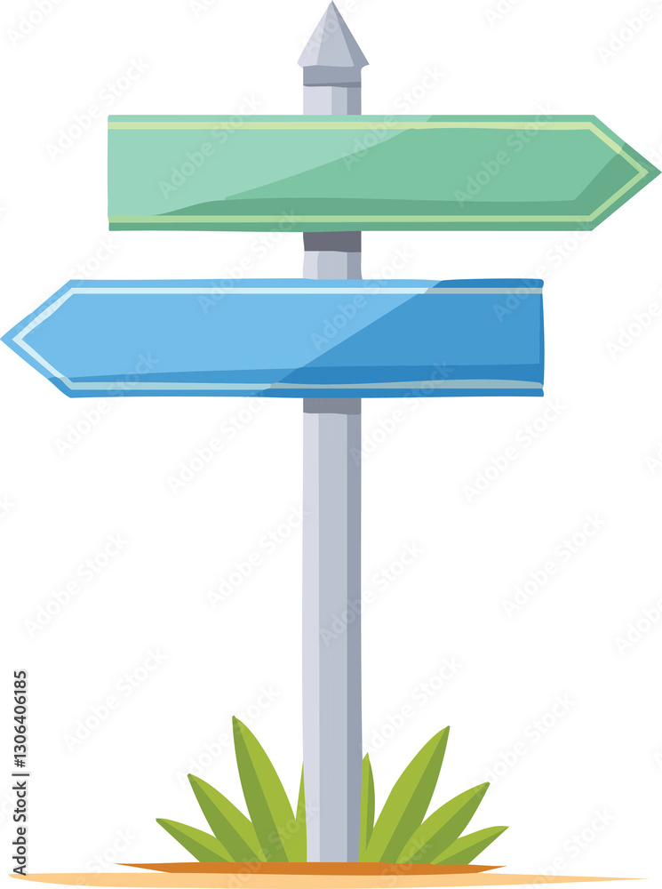 vector illustration of a green road sign vector illustration of a green road sign