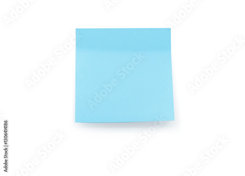 blue sticky note paper