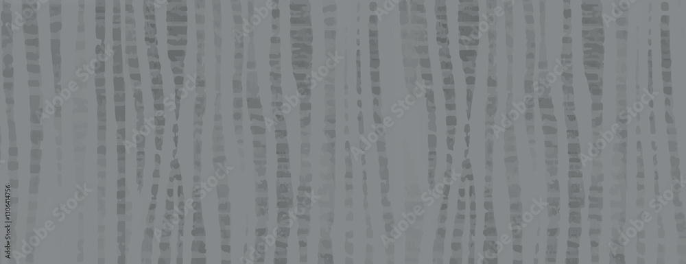 Fototapeta premium Gray background with wavy, vertical lines. The background has a textured, patterned style. Gray color adds a subtle, modern touch. Grunge texture background vector. Gray background.