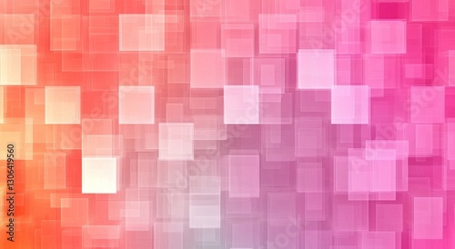 Abstract geometric shapes, vibrant color gradient, digital art, background image photo