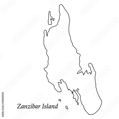 map of zanzibar island area