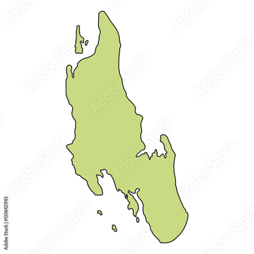 map of zanzibar island area