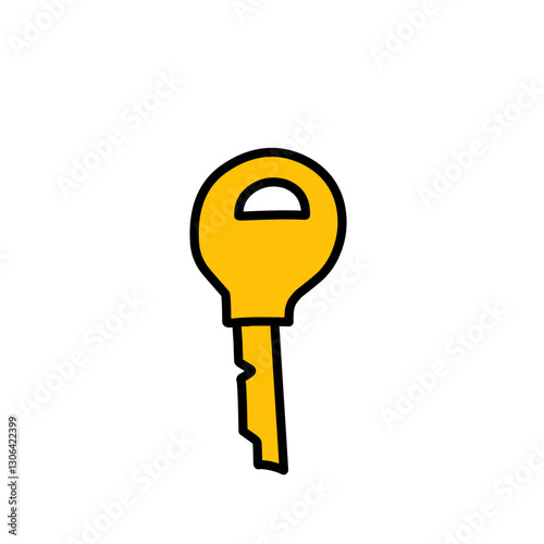 golden key vector