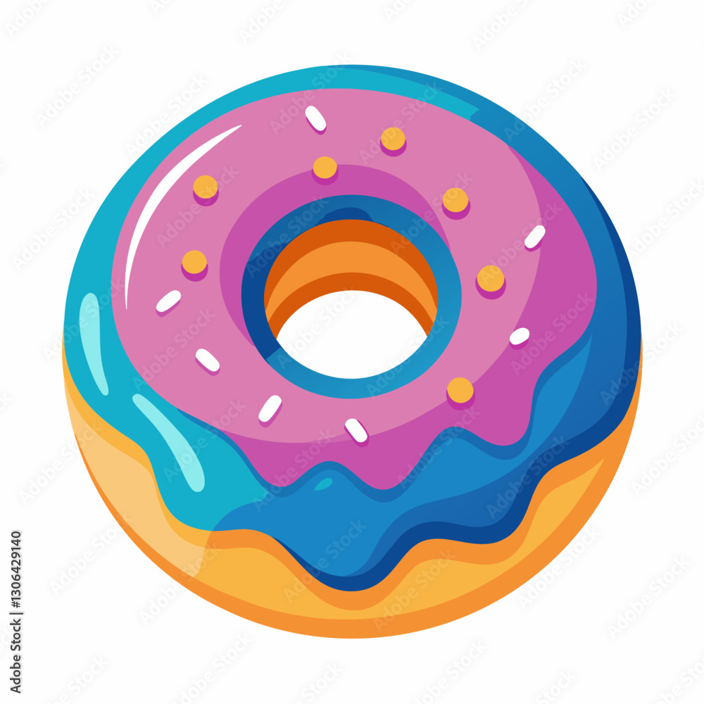 donut with sprinkles donut with sprinkles