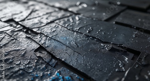 Blackened Iron Texture with Subtle Imperfections for Sophisticated and Edgy Design.