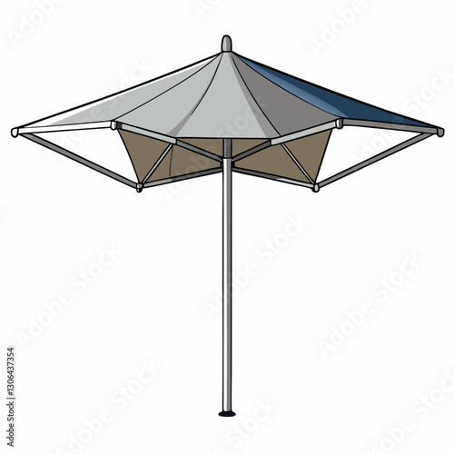 foldable aluminum sunshade