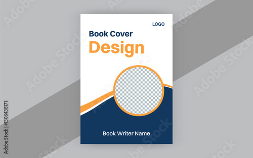 Creative and modern style book cover design template