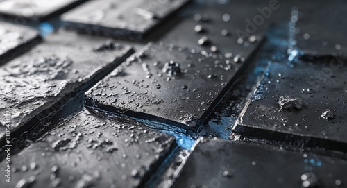 Blackened Iron Texture with Subtle Imperfections for Sophisticated and Edgy Design