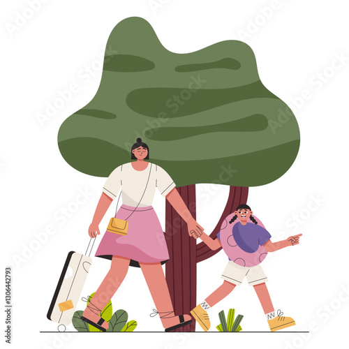 Family travel abroad