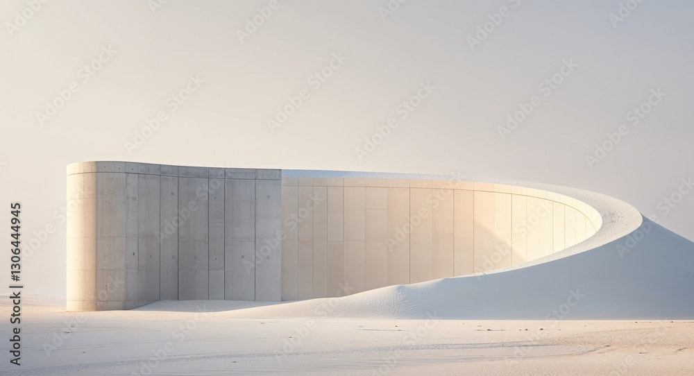 Cylindrical Concrete Structure Installation in Sandy Excavation