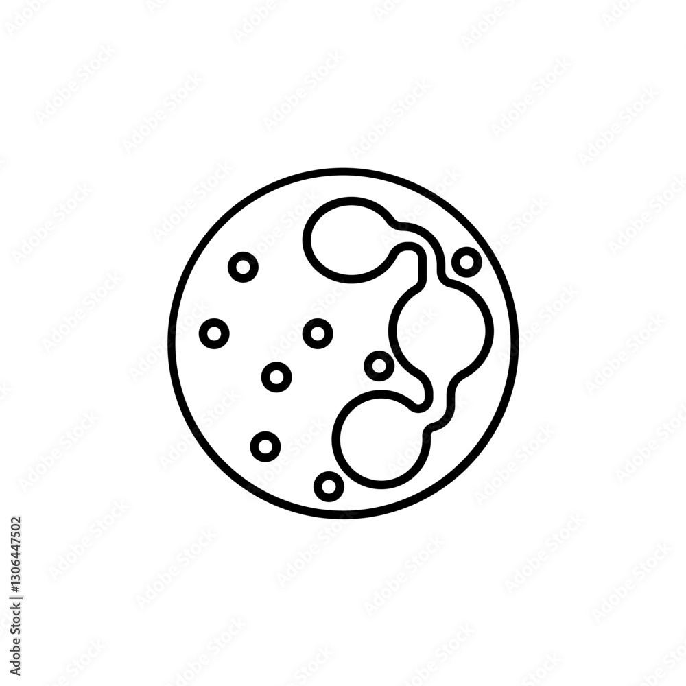 White Blood Cell line icon