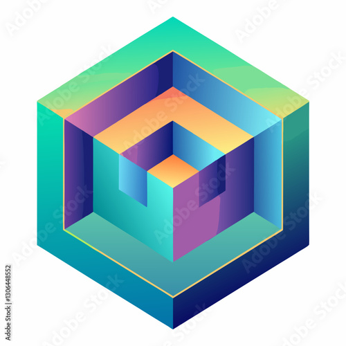 cubic 3d perspective