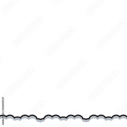 Cloud Comic Footer