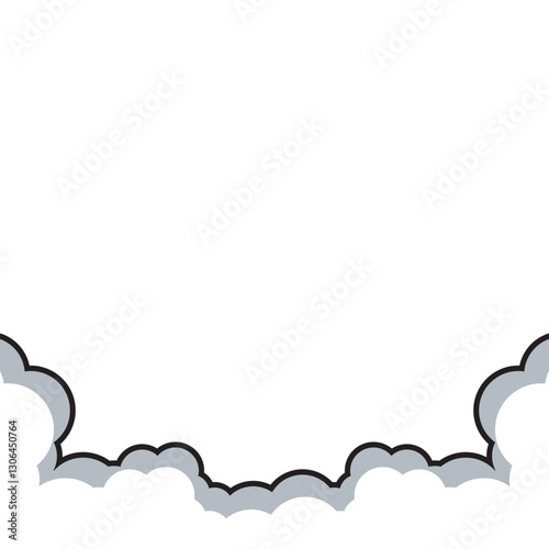 Cloud Comic Footer