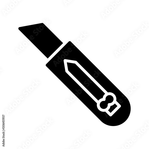 Utility knife Vector Icon