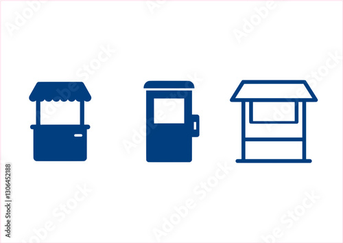 set of stall icons