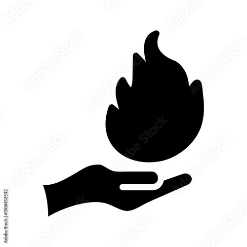 Hand warmers Vector Icon