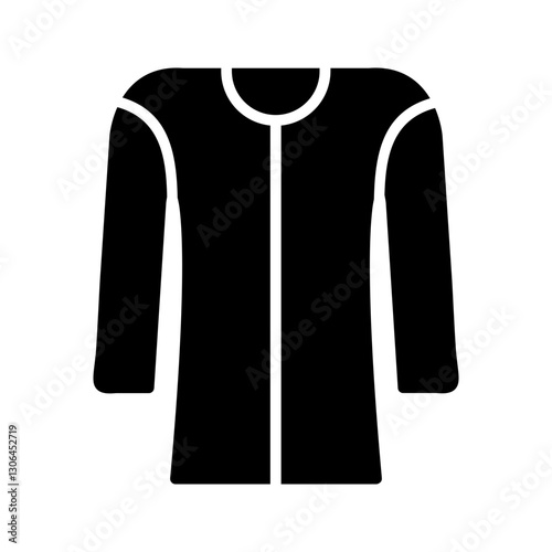 Fleece jacket Vector Icon