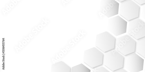 Creating Harmony in Technology: The Symmetry of 3D Hexagonal Grids, White and Gray Digital Lines, and Their Influence on Modern Graphic Design
