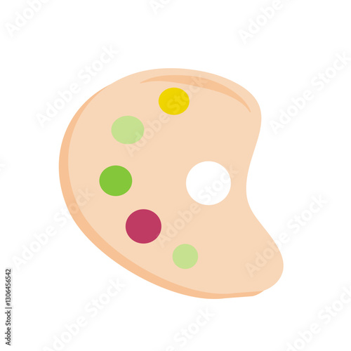 School paint palette
