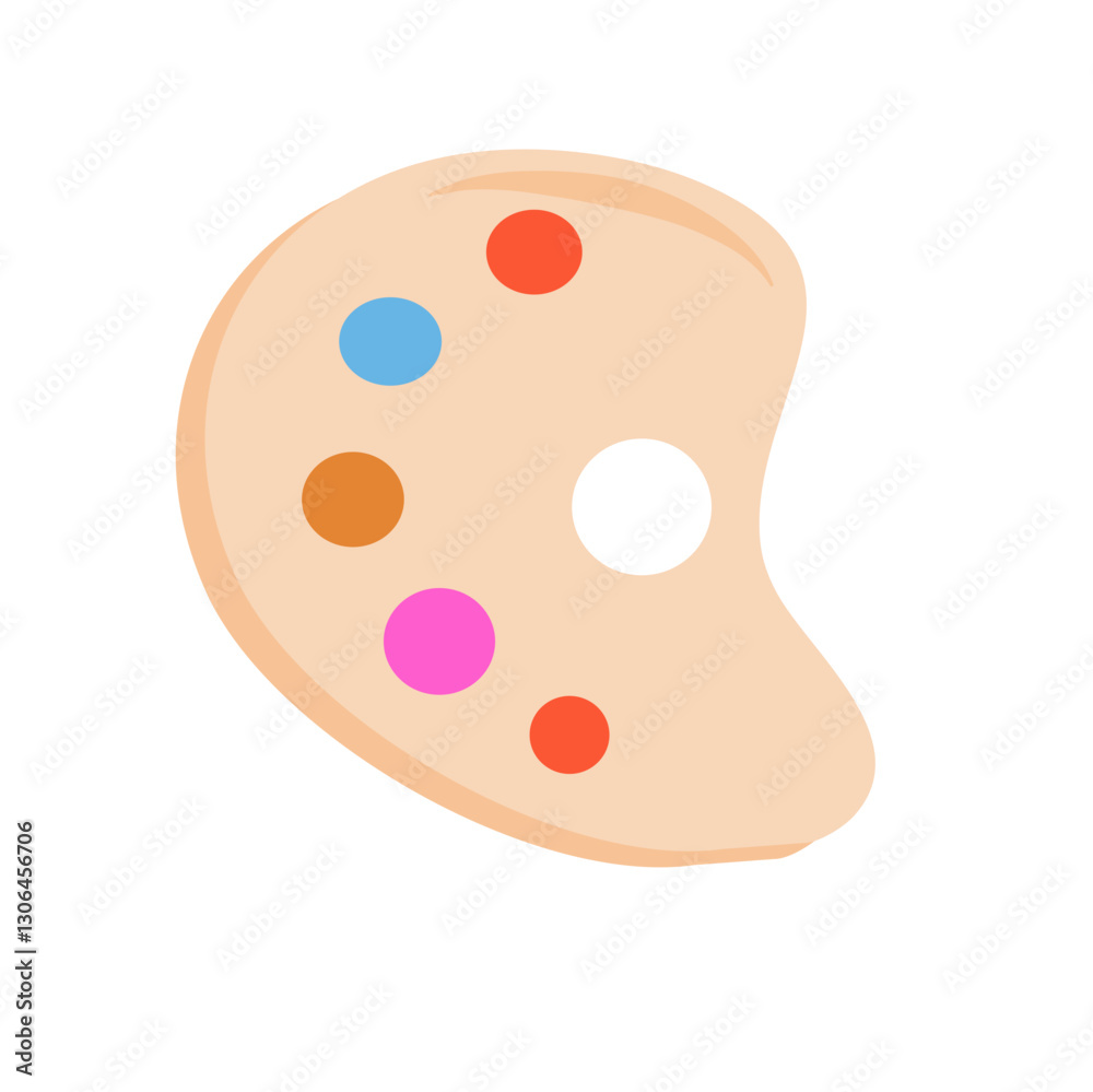 Fototapeta premium School paint palette 