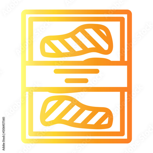 package Line Gradient Icon