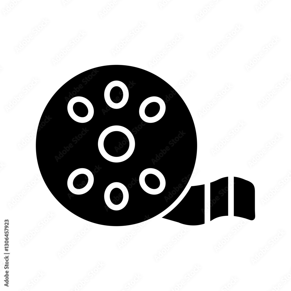 Movie Reel Vector Icon Movie Reel Vector Icon