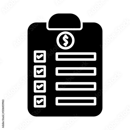 Financial Planning Vector Icon