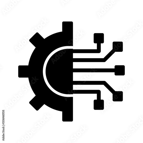 Deep Learning Vector Icon
