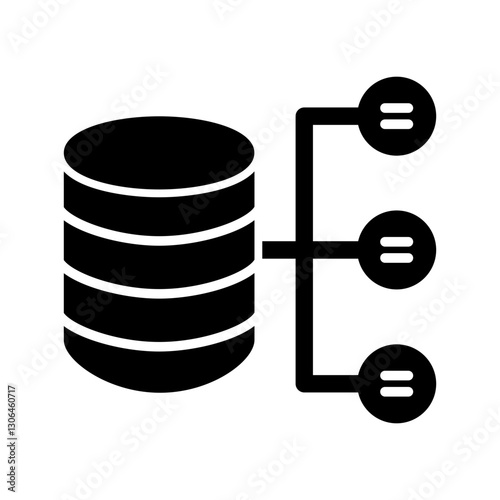 Data Architecture Vector Icon