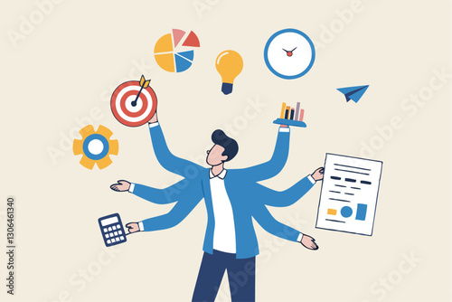 Gestión de proyectos, plan estratégico para administrar los recursos para el desarrollo, proceso de trabajo y planificación, concepto de finalización de tareas, gestor de proyectos inteligente de nego