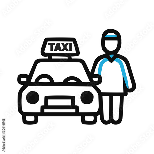taxi car vector illustration