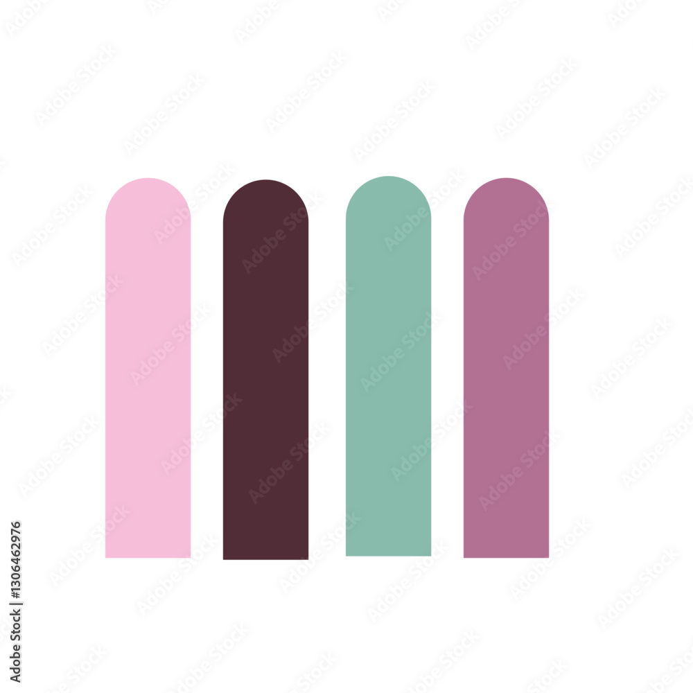 Obraz premium Collection Color palette 