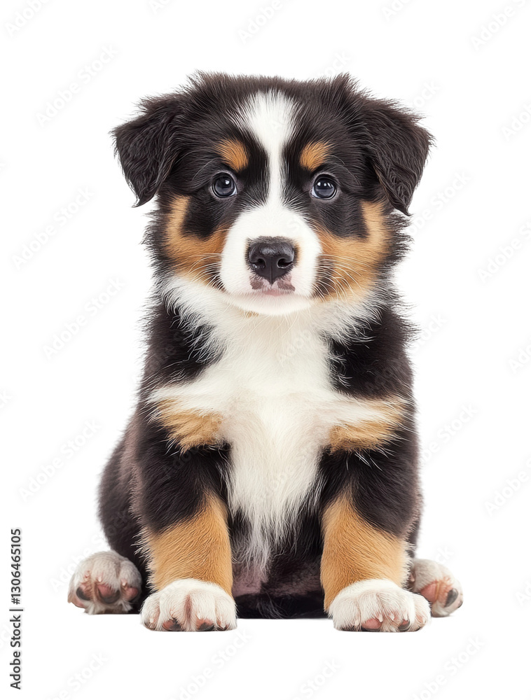Playful puppy portrait animal cute isolated on transparent background Playful puppy portrait animal cute isolated on transparent background