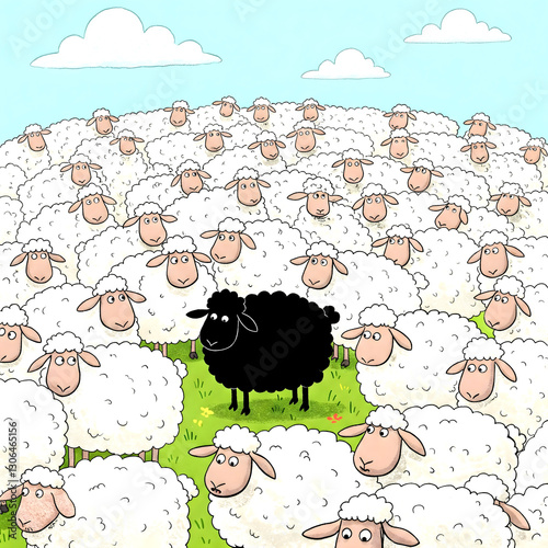 Sheep in a pasture