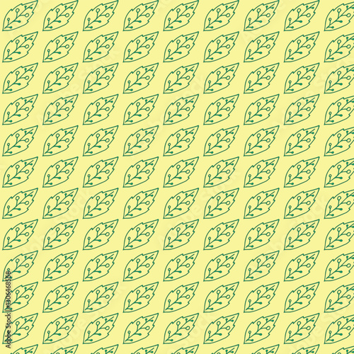 seamless pattern with leaves