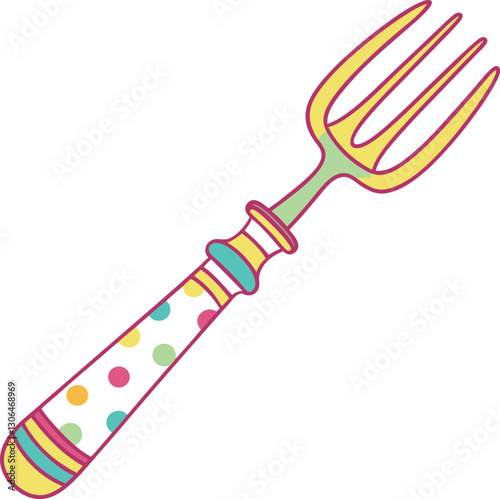 vector illustration of a spoon