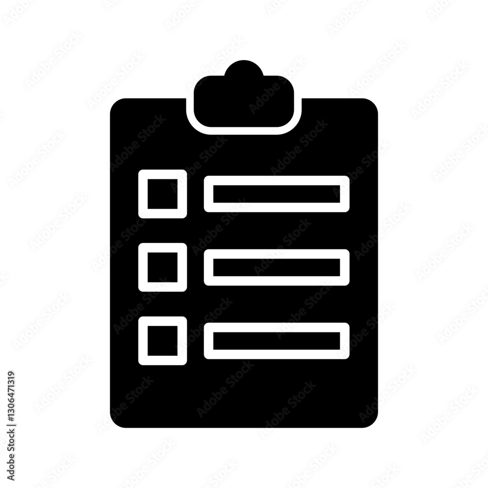 Checklist Vector Icon Checklist Vector Icon